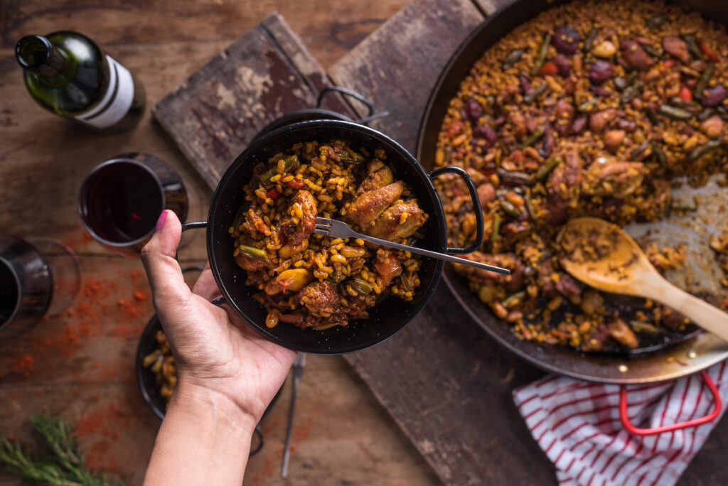PAELLA DEL MONTE