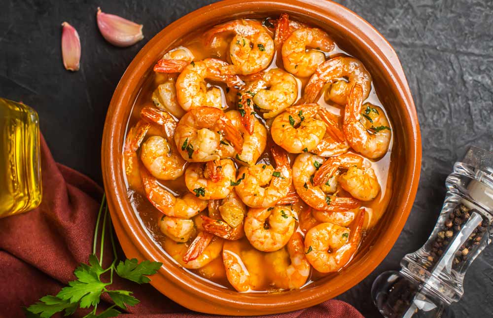 LANGOSTINOS AL AJILLO